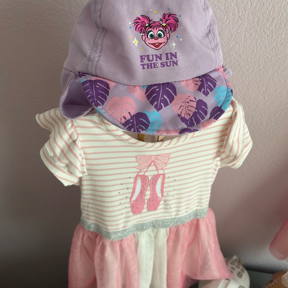 Abby Pink and purple Fun Hat